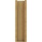 Ekena Millwork 6-in W x 18-in D x 22-in H Balboa Slat Rough Cedar Woodgrain TimberThane Outlooker, Primed Tan OUTUR060X18X22BOA24RCPR - alternate 2